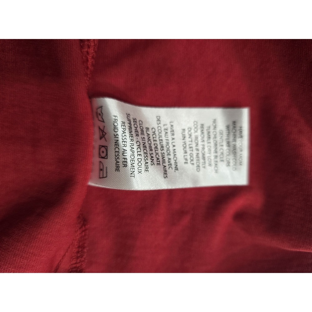 TravisMathew Mens XXL Red Pima Cotton Blend Short Sleeve Golf Polo‎ Shirt - Picture 6 of 7